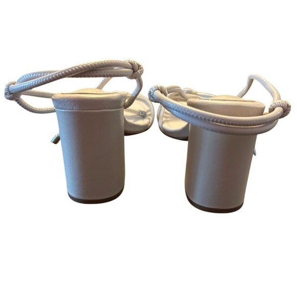 Schutz Kate Block Heel Tie Ankle Strap Strappy Heels NEW Size 7.5 - Picture 6 of 10